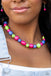 Perfectly Poppin' - Pink Necklace Paparazzi 