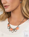 Look the HEART - Orange Necklace Paparazzi Accessories