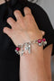 Lady Love Dove - Red Bracelet- Paparazzi