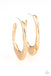 HOOP Me Up! Earring - Gold-Paparazzi Accessories