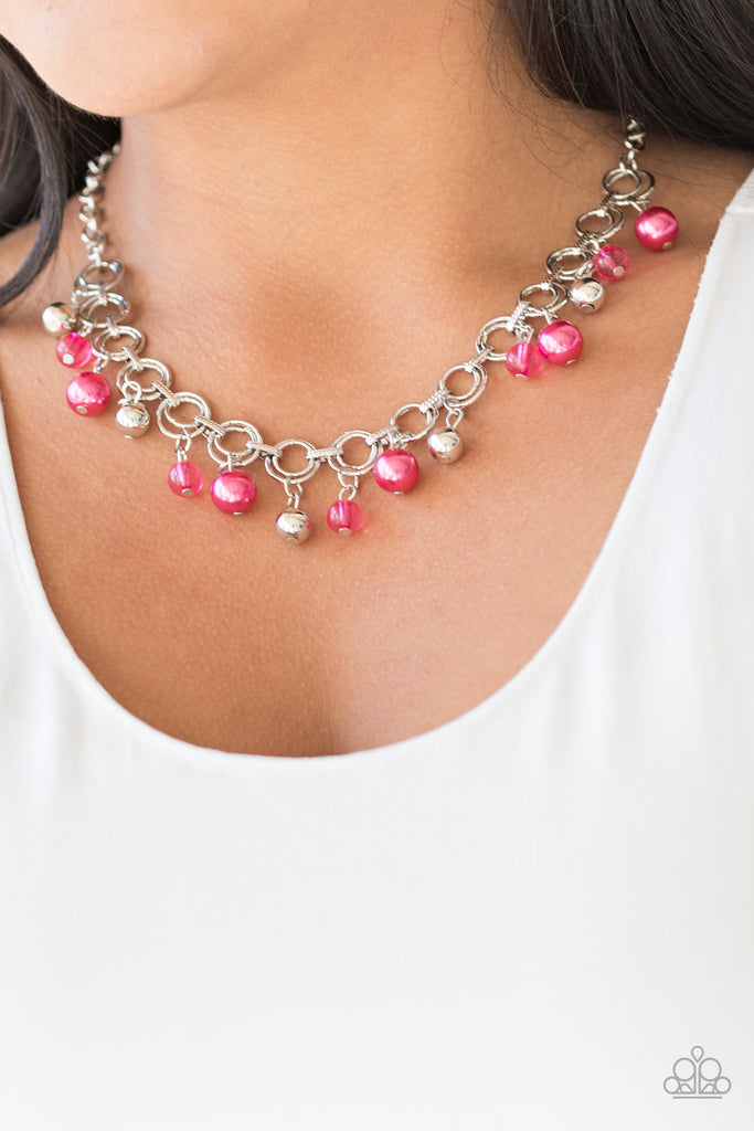 Fiercely Fancy -Pink Necklace Paparazzi 