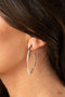 Point-Blank-Beautiful-Silver Earrings- Paparazzi Accessories