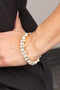 Here Comes The BRIBE - Gold Bracelet- Paparazzi Accessories