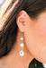 Unpredictable Shimmer- Silver Earring Paparazzi 