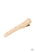 Wish You Were HAIR - Gold Hair Clip -Paparazzi Accessories