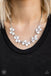 Hollywood Hills- Silver Necklace- Paparazzi Accessories