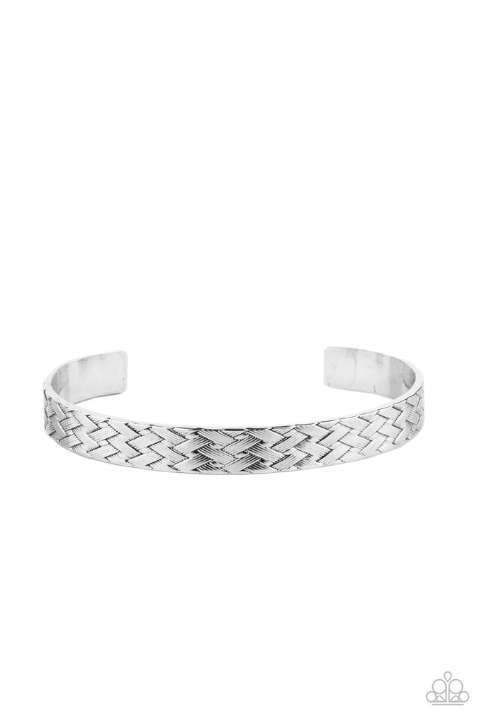 Mind Games - Silver Cuff Bracelet Paparazzi